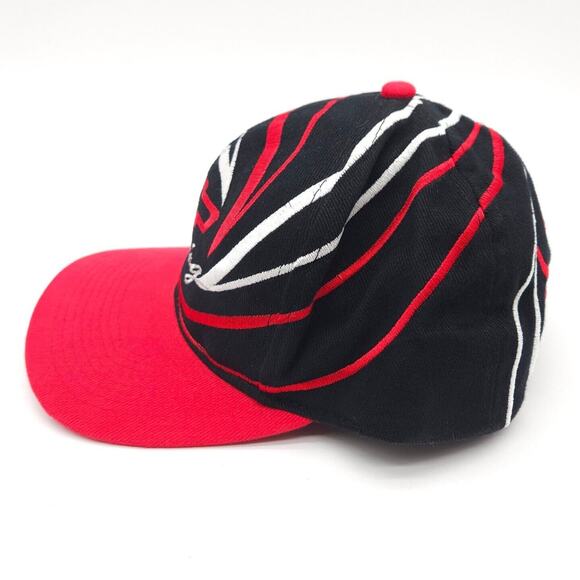 Chevrolet Chevy Racing Snapback Hat Cap Super Sport Nascar All Over‎ Print VTG - Picture 3 of 8